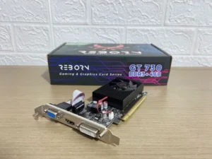 VGA CARD NVIDIA GT 730 4GB DDR3 128 BIT BREND REBORN GARANSI DISTRIBUTOR REBORN 1 TAHUN