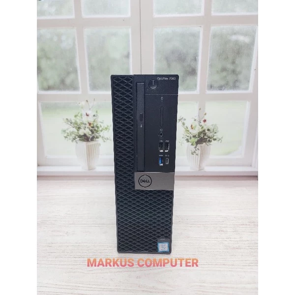 CPU PC DELL OPTIPLEX 7060 SFF CORE I7 GEN 8/RAM 64GB/SSD 1TB/SIAP PAKAI GARANSI TOKO
