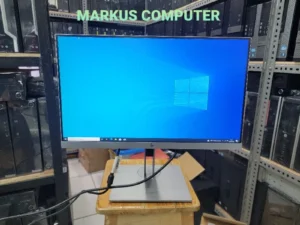 MONITOR HP E223 22 INCHI IPS FRAMELESS MODEL BISA PUTAR DAN NAIK TURUN