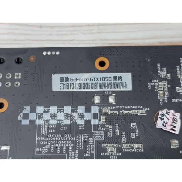 VGA CARD GTX 1050 2GB DDR5 128 BIT GALAX GARANSI TOKO 3 BULAN LIKE NEW