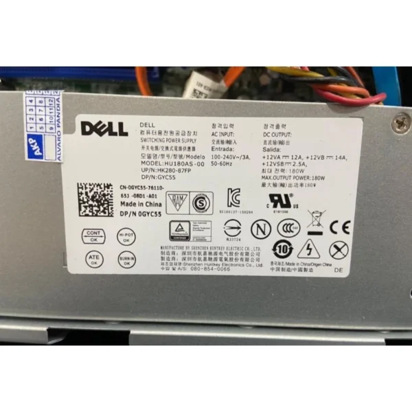 CPU PC DELL OPTIPLEX 3040 SFF CORE I5 6500-RAM 16GB-SDD 512GB-DVD RW-WIN10