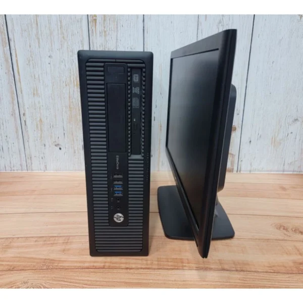 PAKET PC HP 600 G1 I3 GEN4-RAM 4GB-SSD 128GB-LED 20IN HP-KEY DAN MOUSE
