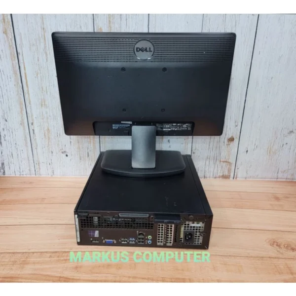 CPU PC PAKET DELL 3020 SFF CORE I5 GEN4/RAM 8GB-SSD 256GB-LED 19INCHI/PC PAKET MONITOR/PC PAKET MURAH