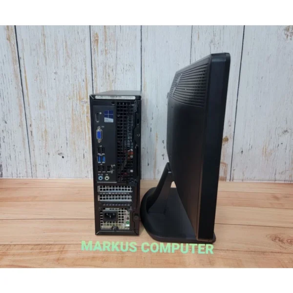 CPU PC PAKET DELL 3020 SFF CORE I5 GEN4/RAM 8GB-SSD 256GB-LED 19INCHI/PC PAKET MONITOR/PC PAKET MURAH