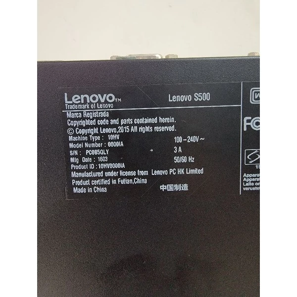 CPU PC LENOVO S500 SFF CORE I3 GEN4-DDR3 16GB/SSD 512 GB-DVD RW