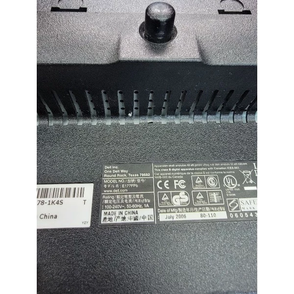 MONITOR LCD DELL 17 INCHI SQUARE/SECOND GARANSI TOKO 1 BULAN