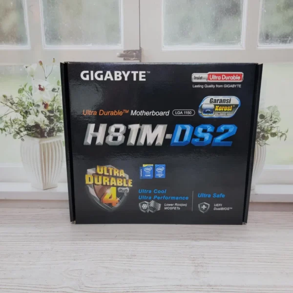 MOTHERBOARD GIGABYTE GA-H81M-DS2 SOCKET 1150 GARANSI 1 TAHUN