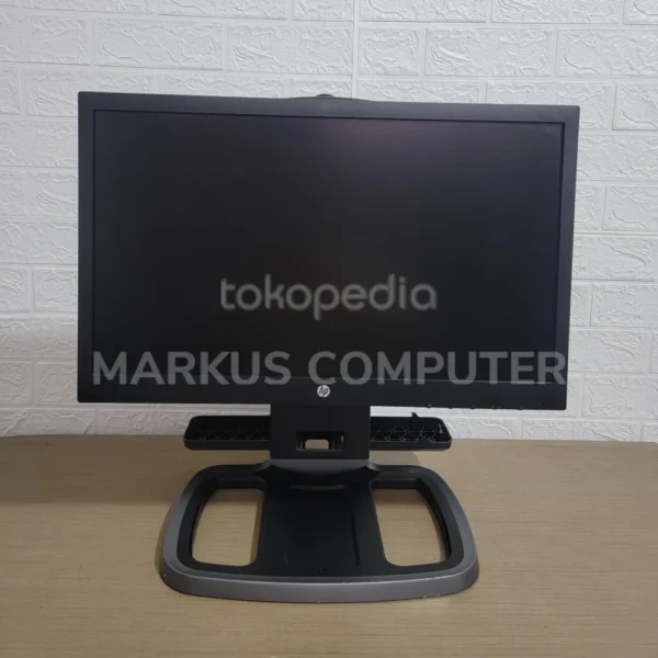 MONITOR LED HP V222 22 INCHI BISA PASANG CPU DI BELAKANG NYA