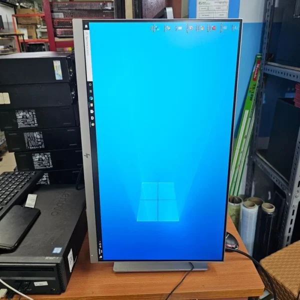 monitor hp E243 24 inch frameless- full hd - hdmi- model bisa potret